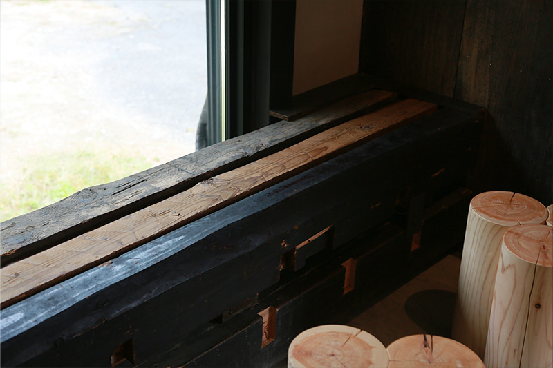 天然の木！木曽檜を中心に地元の木材を使用